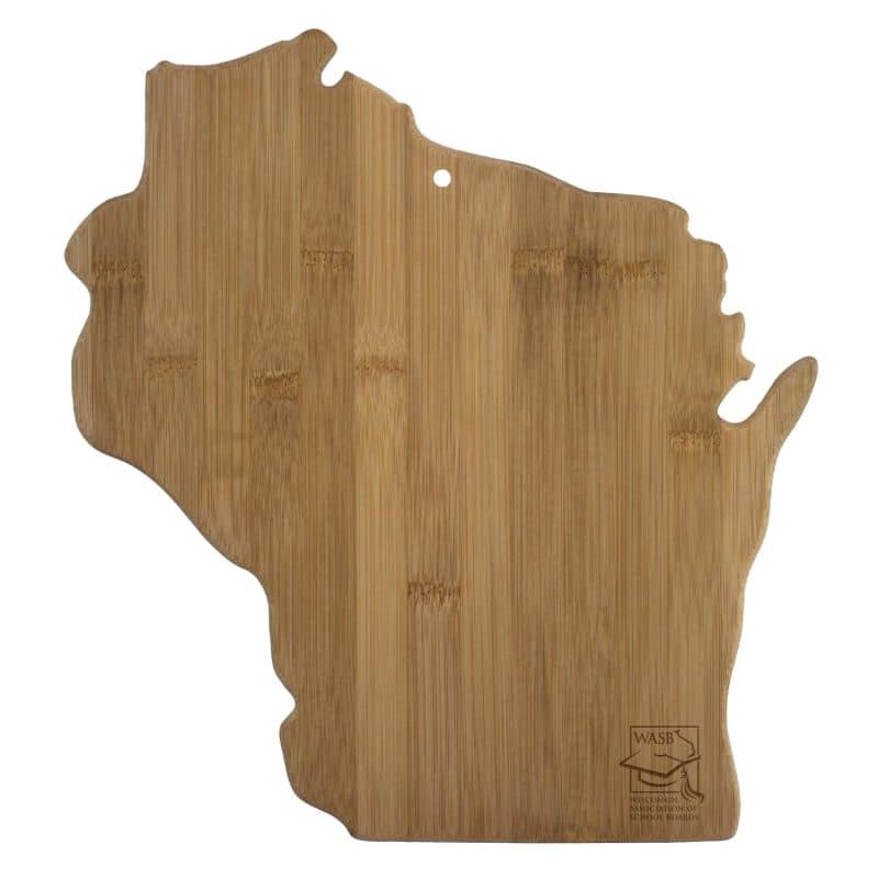 Custom Wisconsin State Cutting & Serving Board