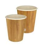 Custom 5 oz Full Color Bamboo Pattern Paper Cup - 1