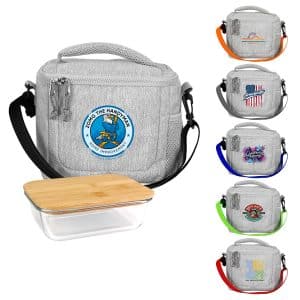 Custom Adventure Cooler Bamboo Lunch Set
