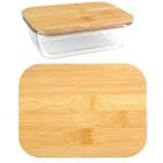 Custom Bamboo Glass Container - 1