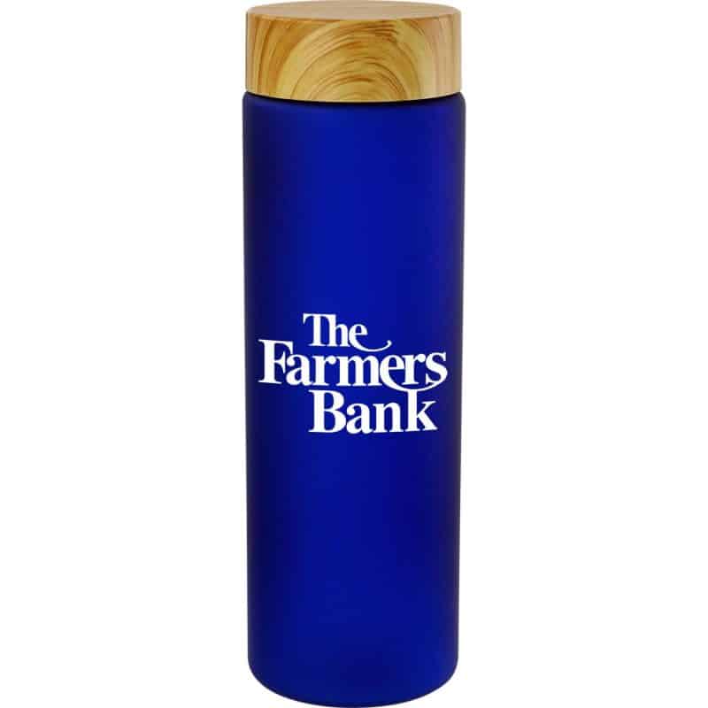 Custom Bamboo Pattern 22 oz. Frosted Bottle - 6