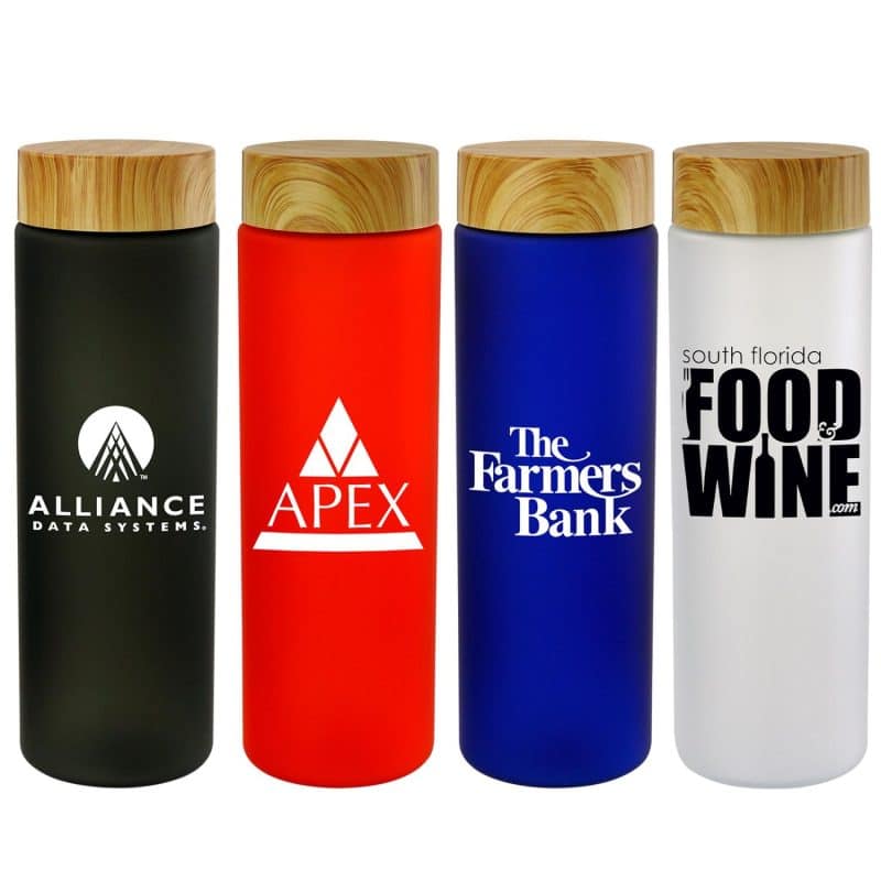 Custom Bamboo Pattern 22 oz. Frosted Bottle