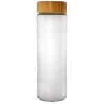 Custom Bamboo Pattern 22 oz. Frosted Glass Bottle - 1