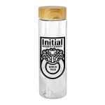 Custom Bamboo Pattern 24 oz Recycled Bottle with Floating Infuser - 8