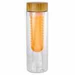 Custom Bamboo Pattern 24 oz Recycled Bottle with Fruit Infuser - 3