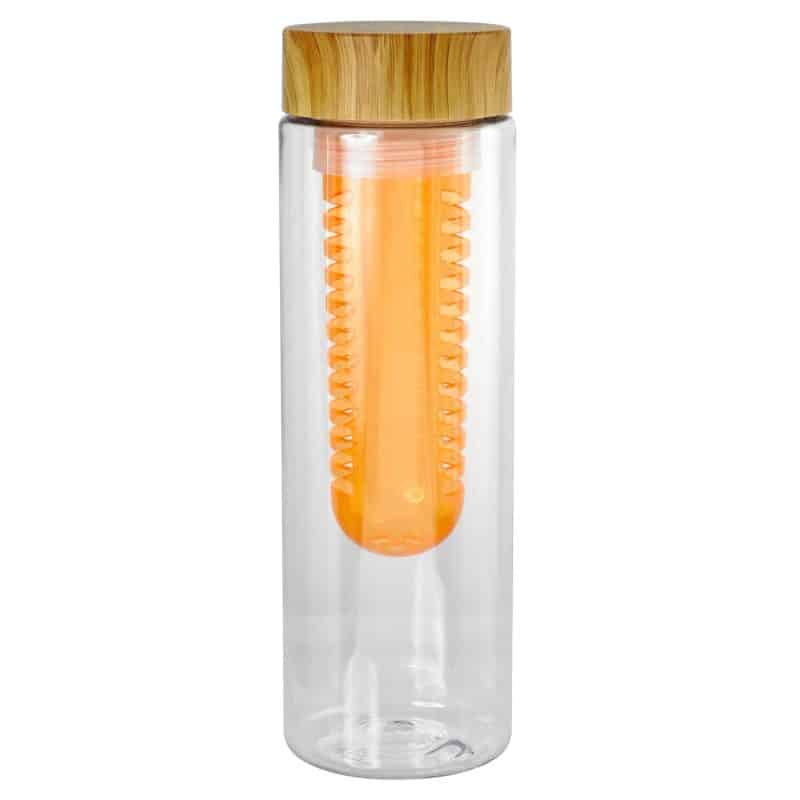 Custom Bamboo Pattern 24 oz Recycled Bottle with Fruit Infuser - 3