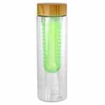 Custom Bamboo Pattern 24 oz Recycled Bottle with Fruit Infuser - 5