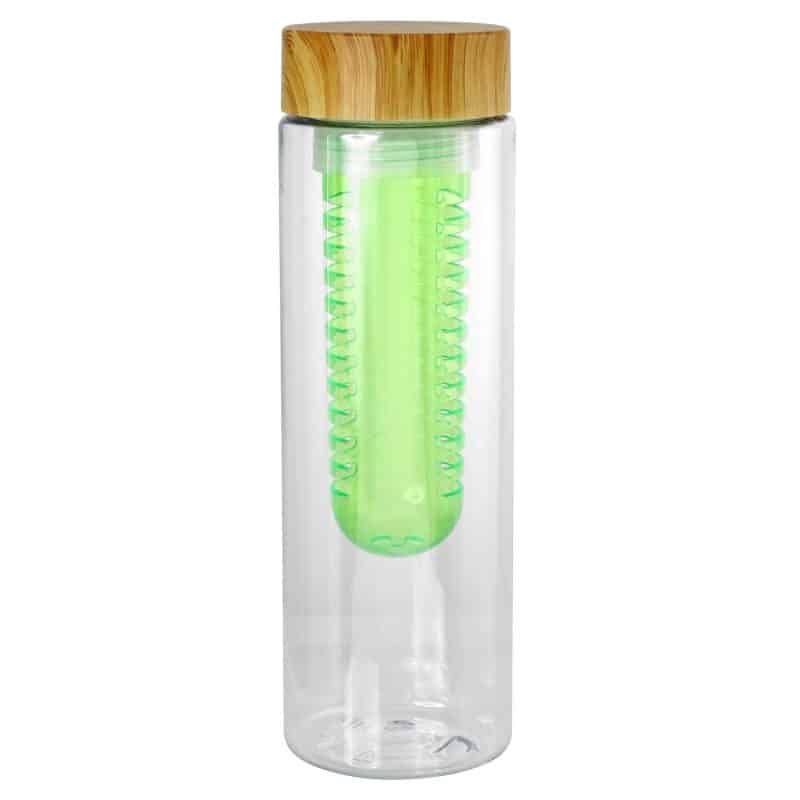 Custom Bamboo Pattern 24 oz Recycled Bottle with Fruit Infuser - 5