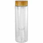 Custom Bamboo Pattern 24 oz Recycled Bottle with Fruit Infuser - 7