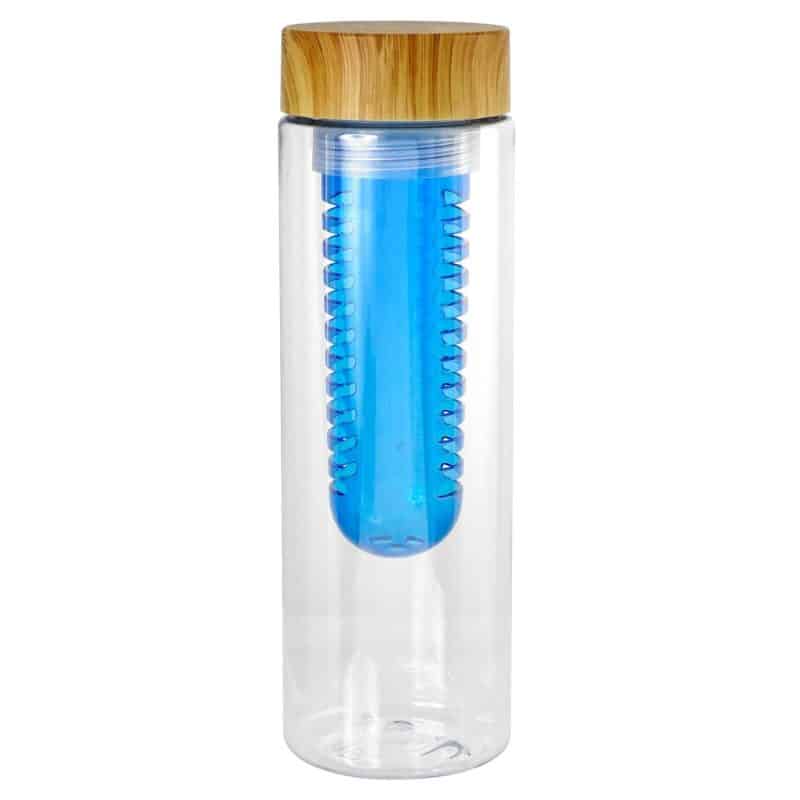 Custom Bamboo Pattern 24 oz Recycled Bottle with Fruit Infuser - 9