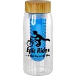 Custom Bamboo Pattern 25 oz. Recycled Bottle with Infuser - 2