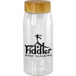 Custom Bamboo Pattern 25 oz. Recycled Bottle with Infuser - 4