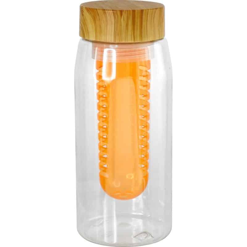Custom Bamboo Pattern 25 oz. Recycled Bottle with Infuser - 9