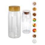 Custom Bamboo Pattern 25 oz. Recycled Snack Bottle - 4