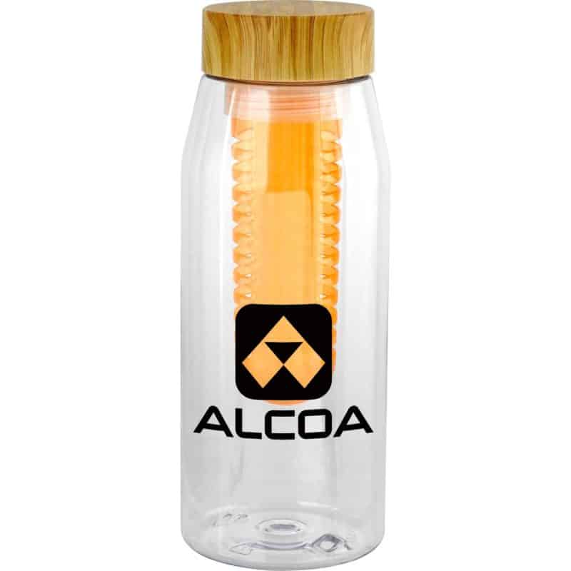Custom Bamboo Pattern 32 oz. Bottle with Infuser - 4