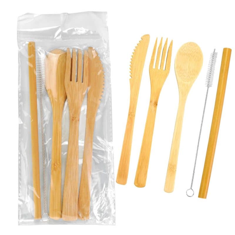 Custom Bamboo Utensil Set - 1