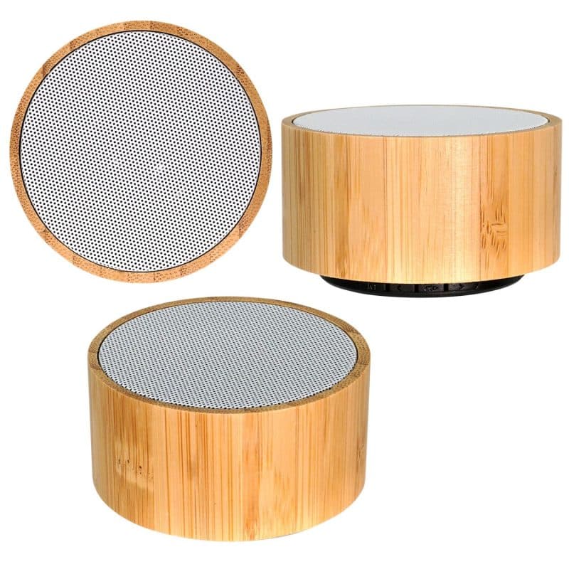 Custom Bamboo Wireless Bluetooth Speaker - 1