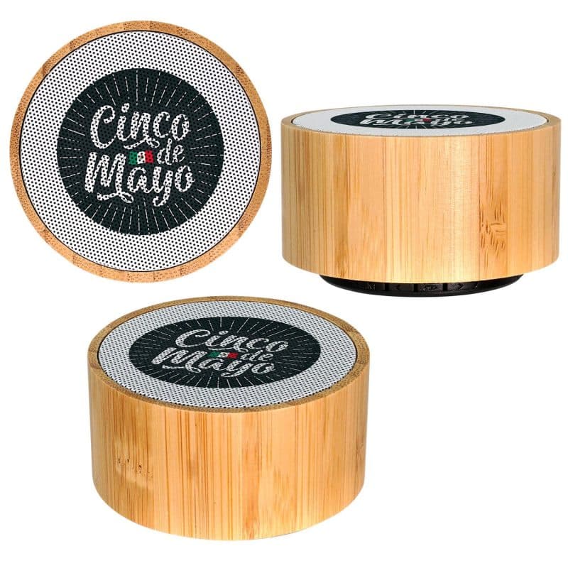 Custom Bamboo Wireless Bluetooth Speaker