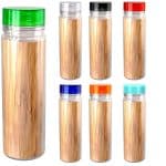 Custom Clear View 18 oz. Full Color Bamboo Pattern Bottle - 1