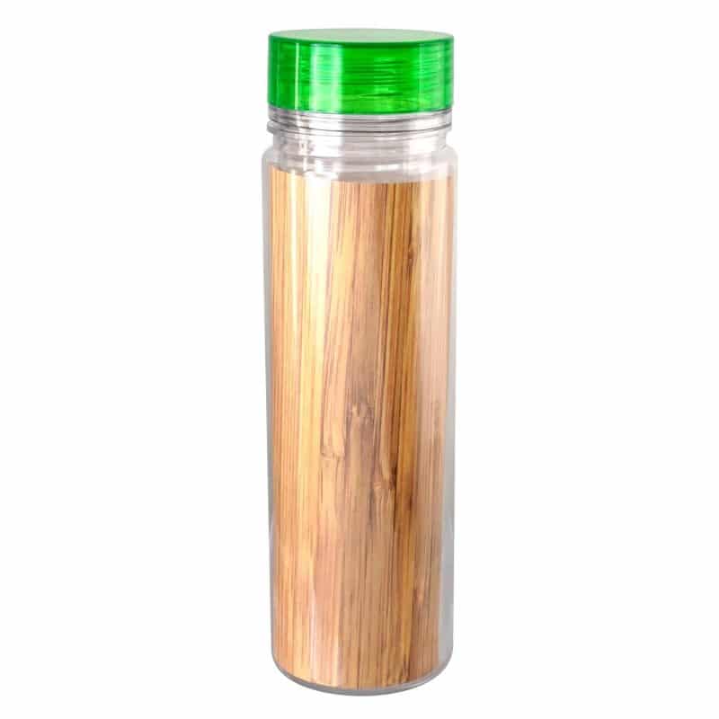 Custom Clear View 18 oz. Full Color Bamboo Pattern Bottle - 3