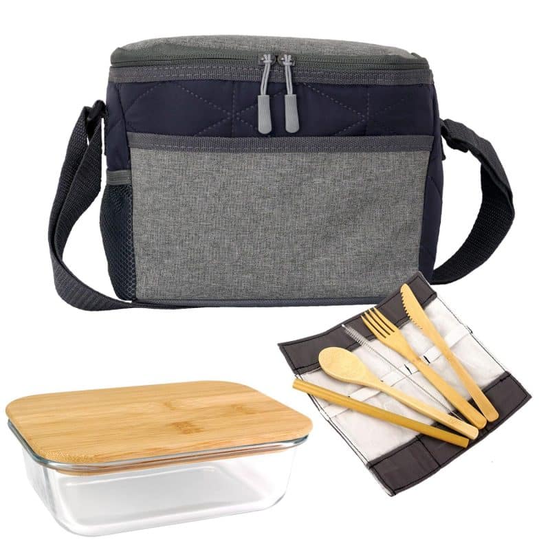 Custom Quilted Bamboo Lunch Set - 1