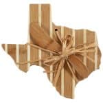 Custom Texas Charcuterie Board with Spreader Knife Gift Set - 3
