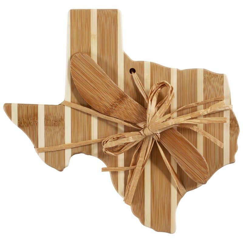 Custom Texas Charcuterie Board with Spreader Knife Gift Set - 3