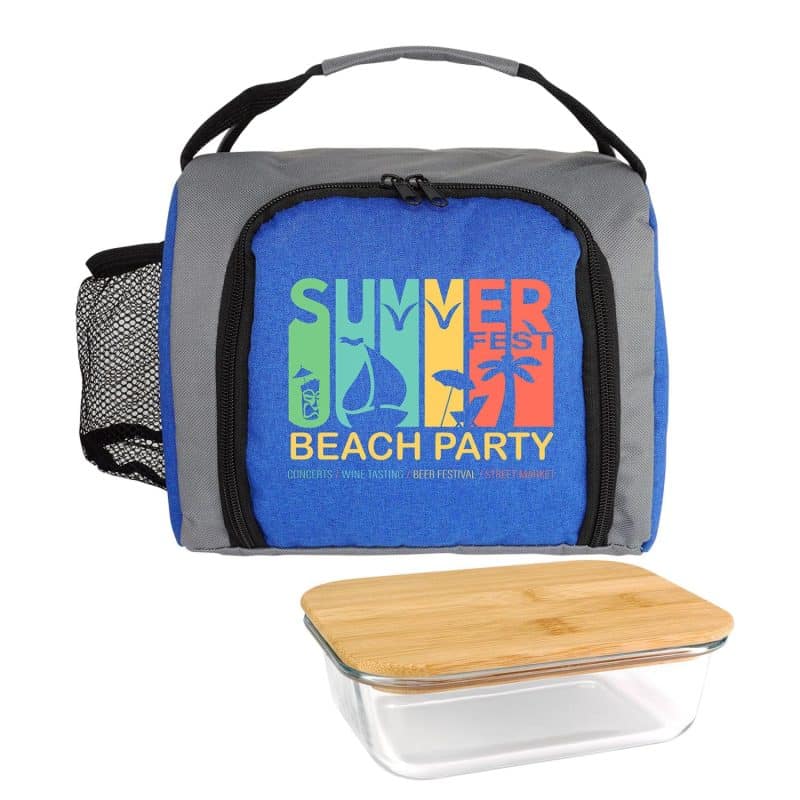 Custom Up Front Bamboo Lunch Set - 2