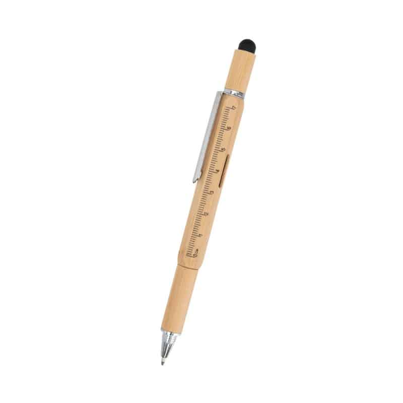 Custom Bamboo Multi-function Tool Pen - 1