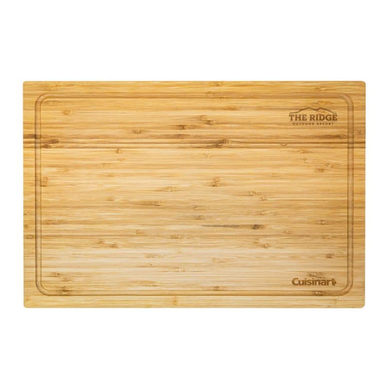 Custom Cuisinart Outdoors® Bamboo Cutting Board With Hidden Tray - Bamboo - 3