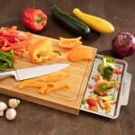 Custom Cuisinart Outdoors® Bamboo Cutting Board With Hidden Tray - Bamboo - 8