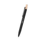 Custom Recycled Aluminum Pen With Bamboo Plunger - 4