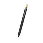 Custom Recycled Aluminum Pen With Bamboo Plunger - 7