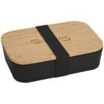 Custom Bamboo Fiber Lunch Box with Cutting Board Lid - 3