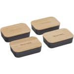 Custom Bamboo Fiber Lunch Box with Cutting Board Lid - 4