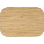 Custom Bamboo Fiber Lunch Box with Cutting Board Lid - 9