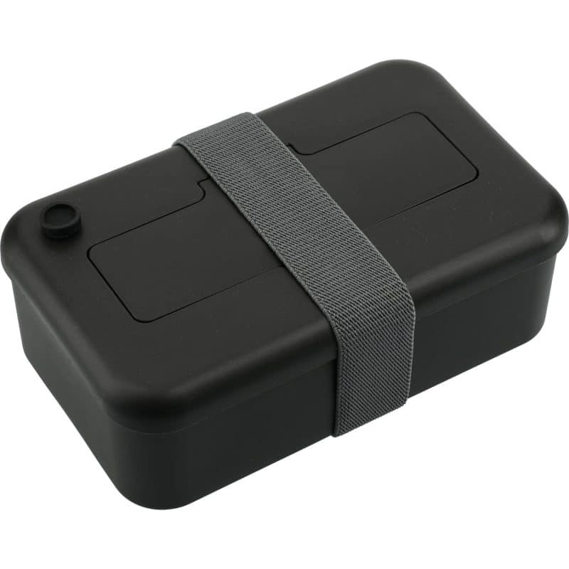 Custom Bamboo Fiber Lunch Box with Utensils - 7