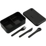 Custom Bamboo Fiber Lunch Box with Utensils - 9