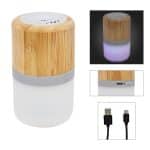 Custom Bamboo Wireless Light Up Speaker 2.0 - 1