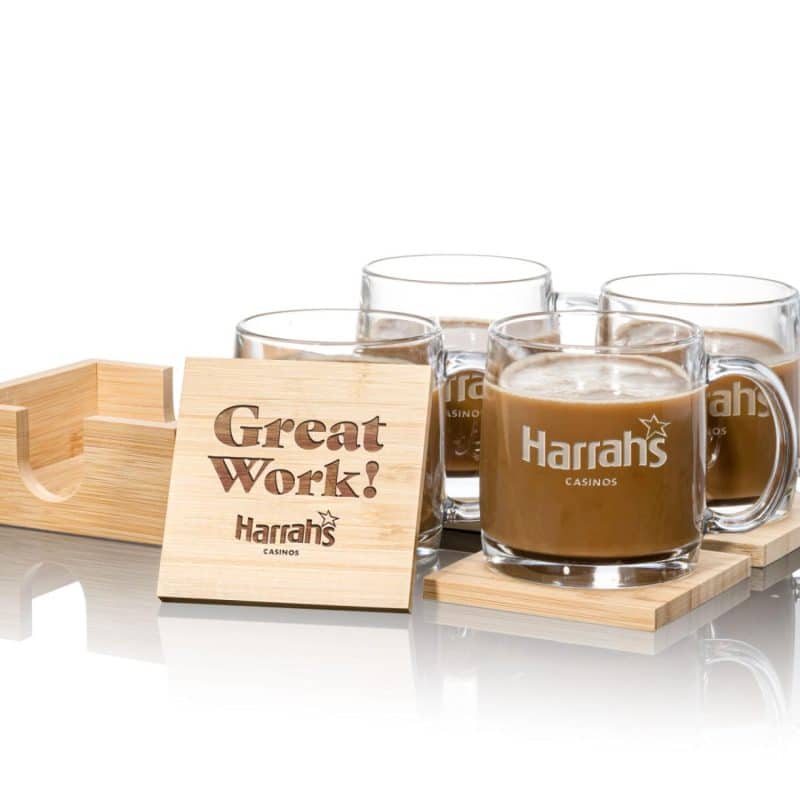 Custom Nordic Mug & Coaster Set