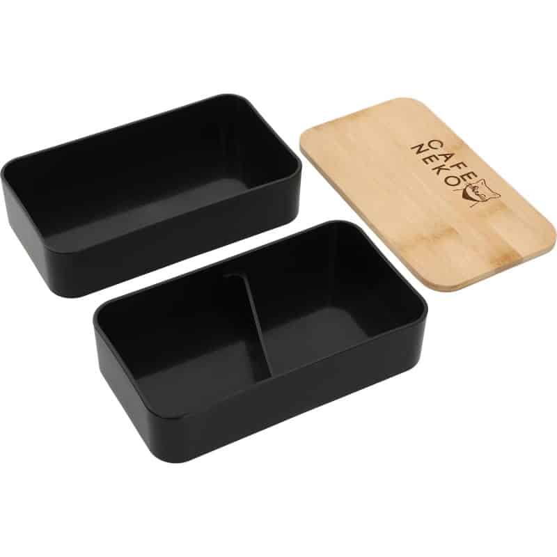 Custom Stackable Bamboo Fiber Bento Box - 2