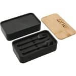 Custom Stackable Bamboo Fiber Bento Box - 5