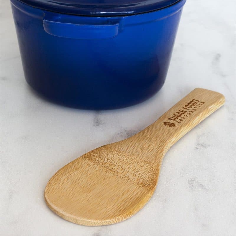 Custom Bamboo 8" Rice Paddle - 2