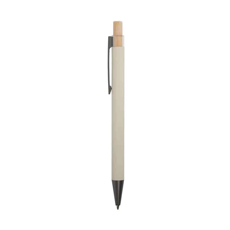 Custom Arundi Recycled Aluminum Pen With Bamboo Plunger - 3