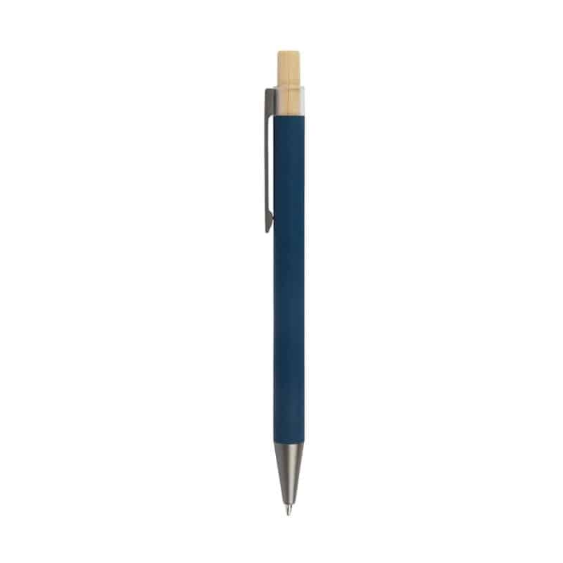 Custom Arundi Recycled Aluminum Pen With Bamboo Plunger - 5