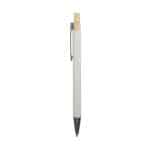 Custom Arundi Recycled Aluminum Pen With Bamboo Plunger - 6
