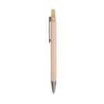 Custom Arundi Recycled Aluminum Pen With Bamboo Plunger - 8