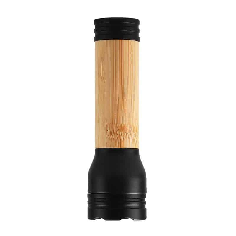 Custom Bamboo Rechargeable Flashlight - 1