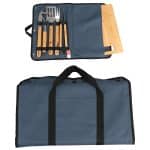 Custom Firepit 5-Piece BBQ Set with Cutting Board & Carrying Case - 1