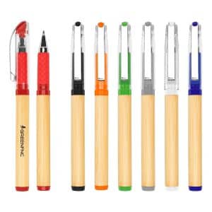 Custom Harper Bamboo Gel Pen